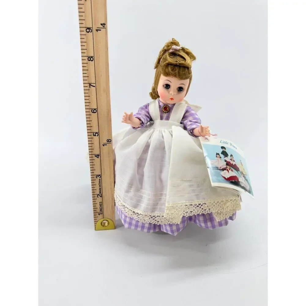 Alexander Doll Co Little Women Meg Doll 1983 Purple Dress 8